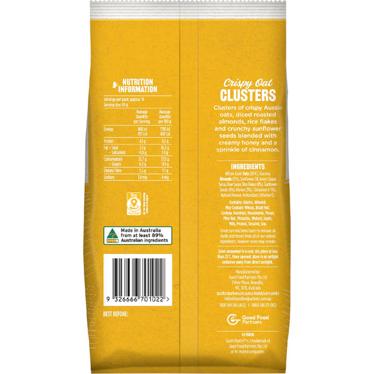 Sams Pantry Clusters Honey Almond Crumble 700g
