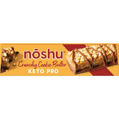 Noshu Protein Plus Keto Pro Bars Crunchy Cookie Butter 5 Pack