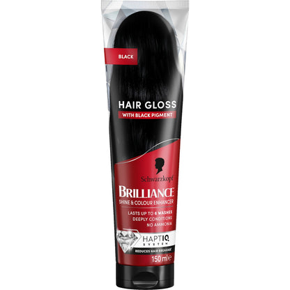 Schwarzkopf Brilliance Hair Gloss Black 150ml