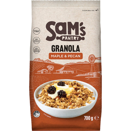 Sams Pantry Granola Maple & Pecan 700g