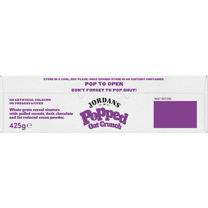 Jordans Popped Oat Crunch Chocolate 425g