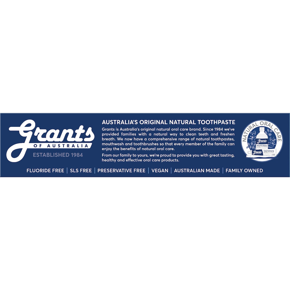 Grants Whitening & Ha Toothpaste 110g