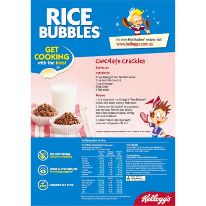 Kelloggs Rice Bubbles Breakfast Cereal 725g