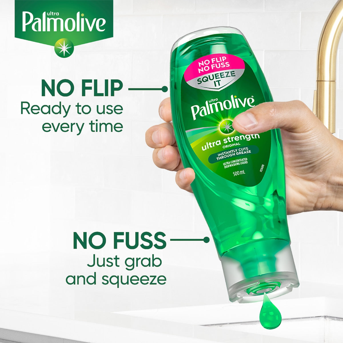 Palmolive Squeeze It Dishwashing Liquid Ultra Original 500ml