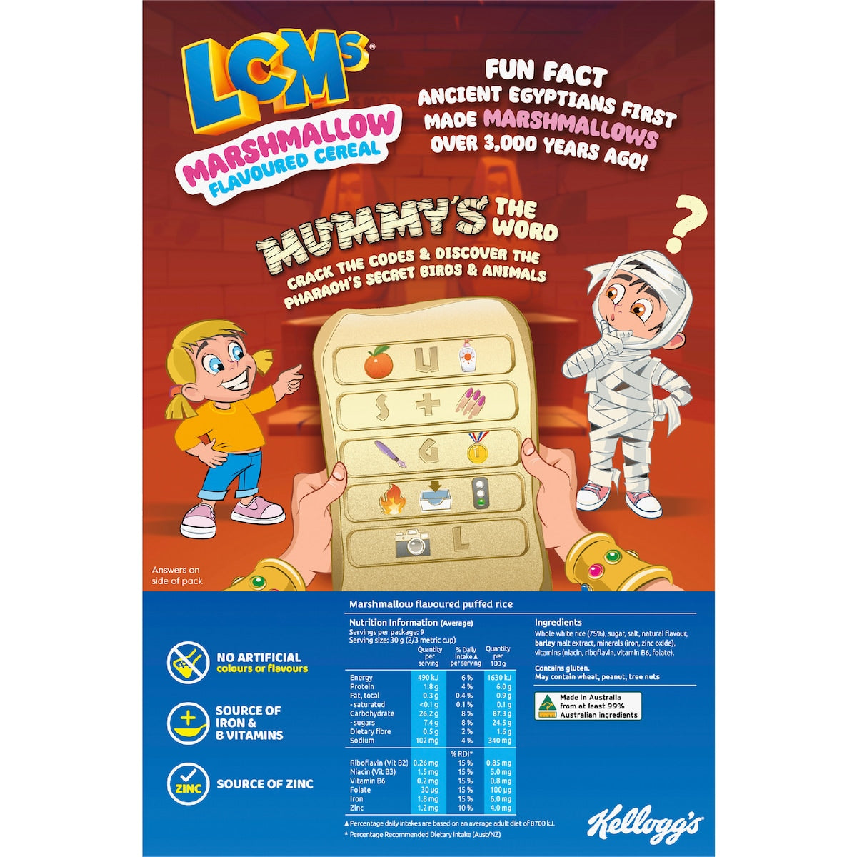 Kelloggs Lcms Marshmallow Breakfast Cereal 295g