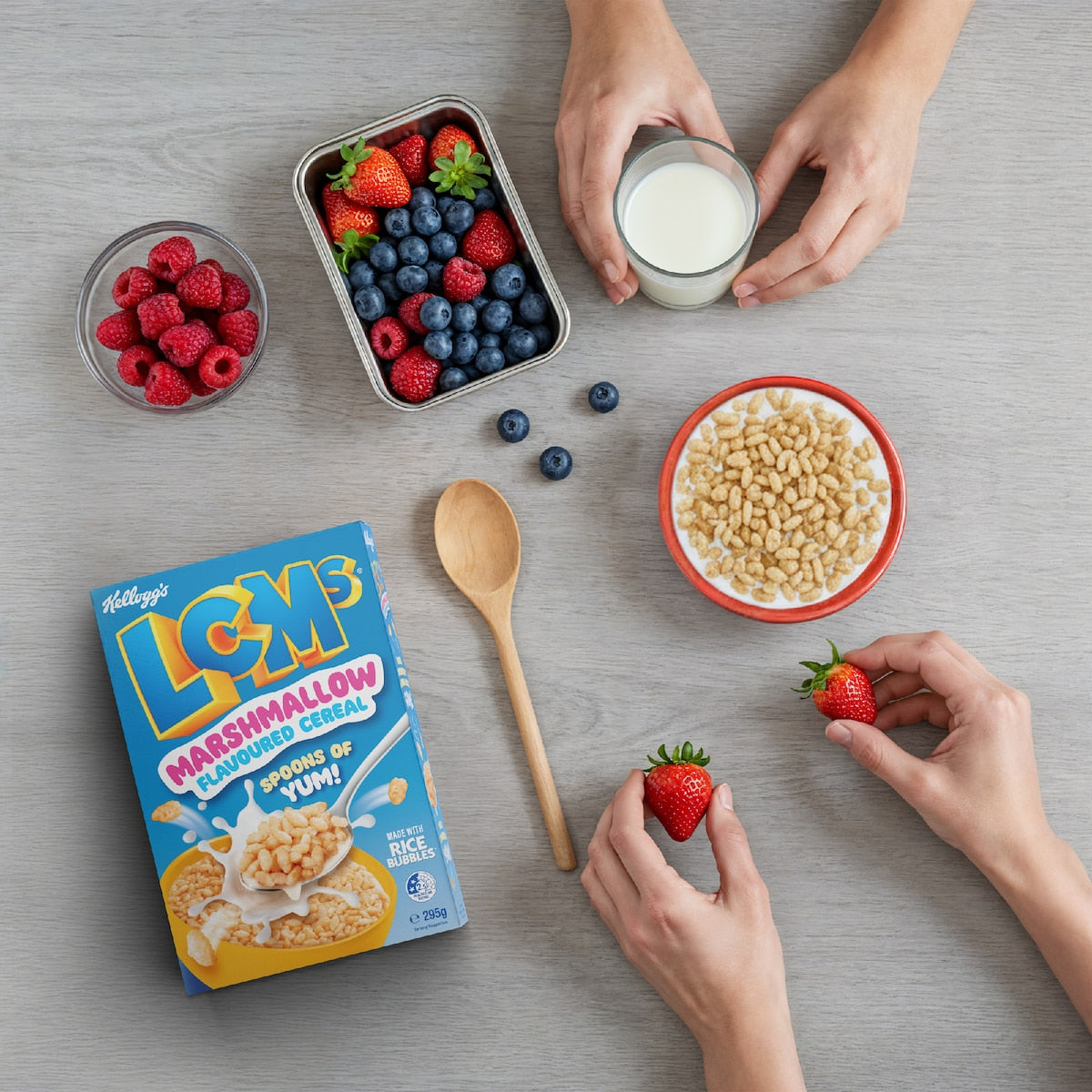 Kelloggs Lcms Marshmallow Breakfast Cereal 295g