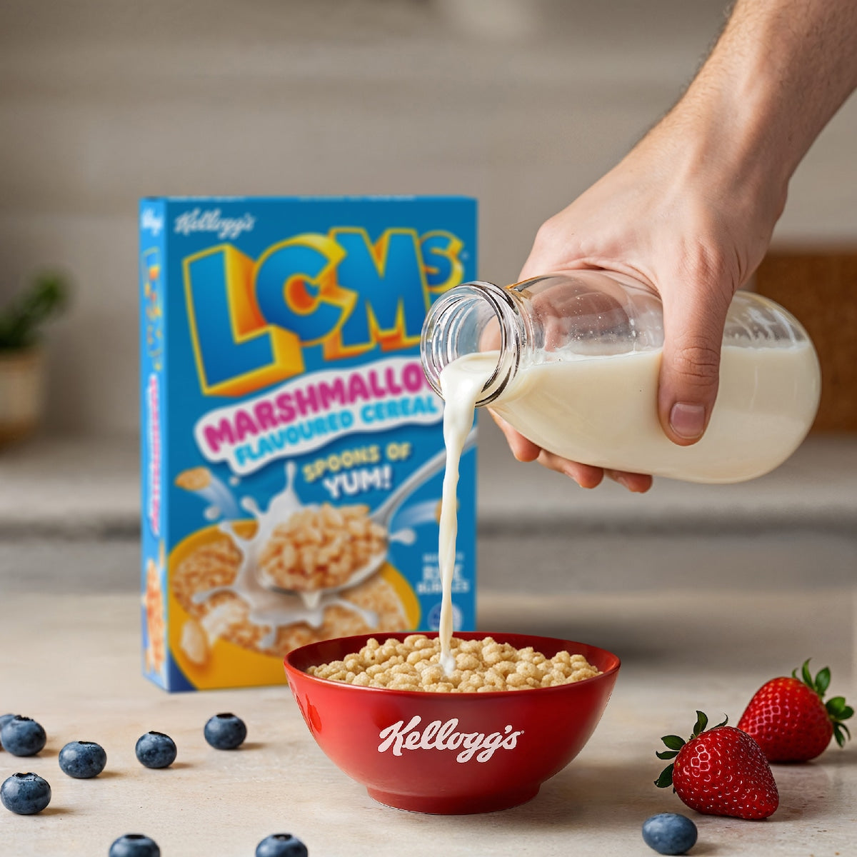 Kelloggs Lcms Marshmallow Breakfast Cereal 295g
