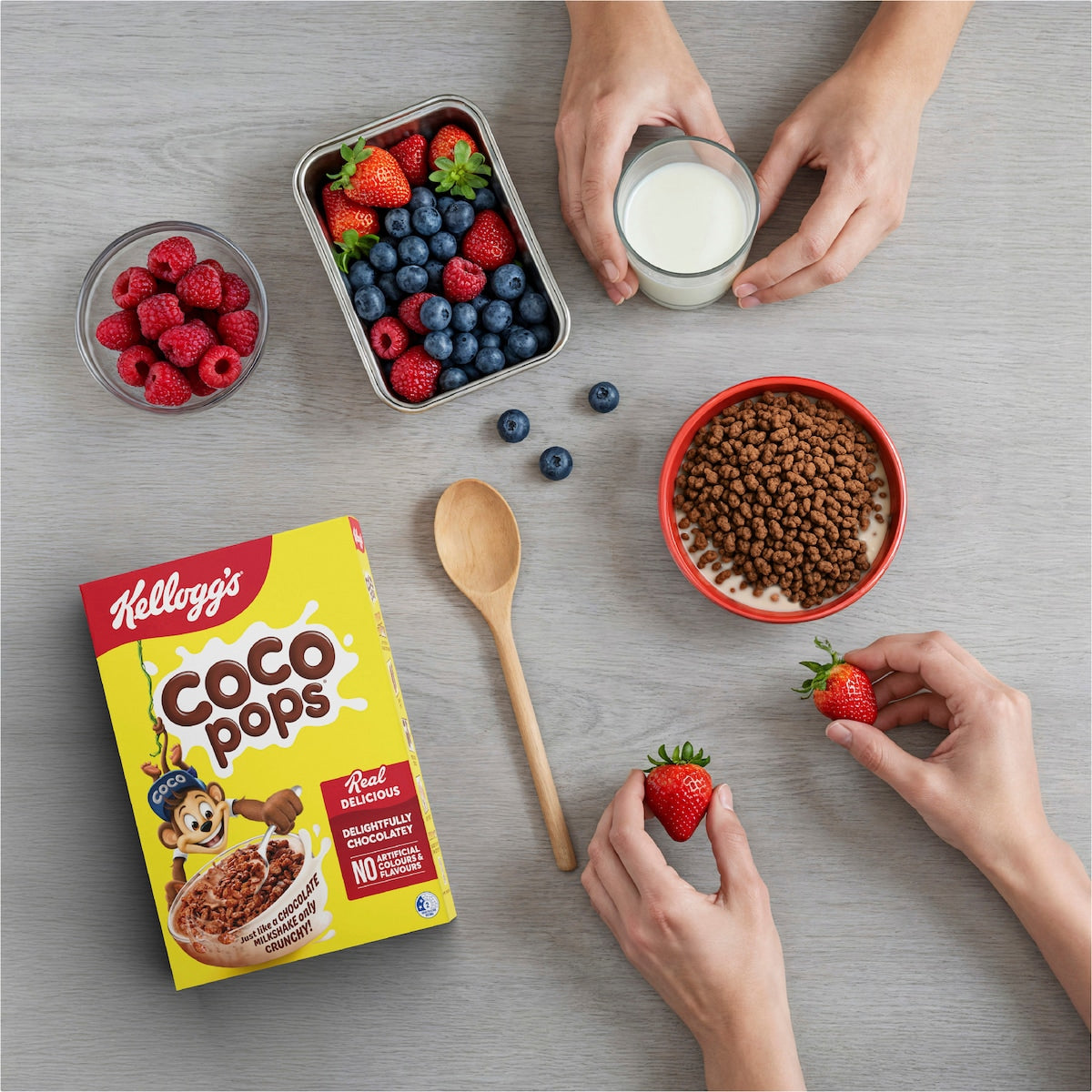 Kelloggs Coco Pops Chocolatey Breakfast Cereal 320g