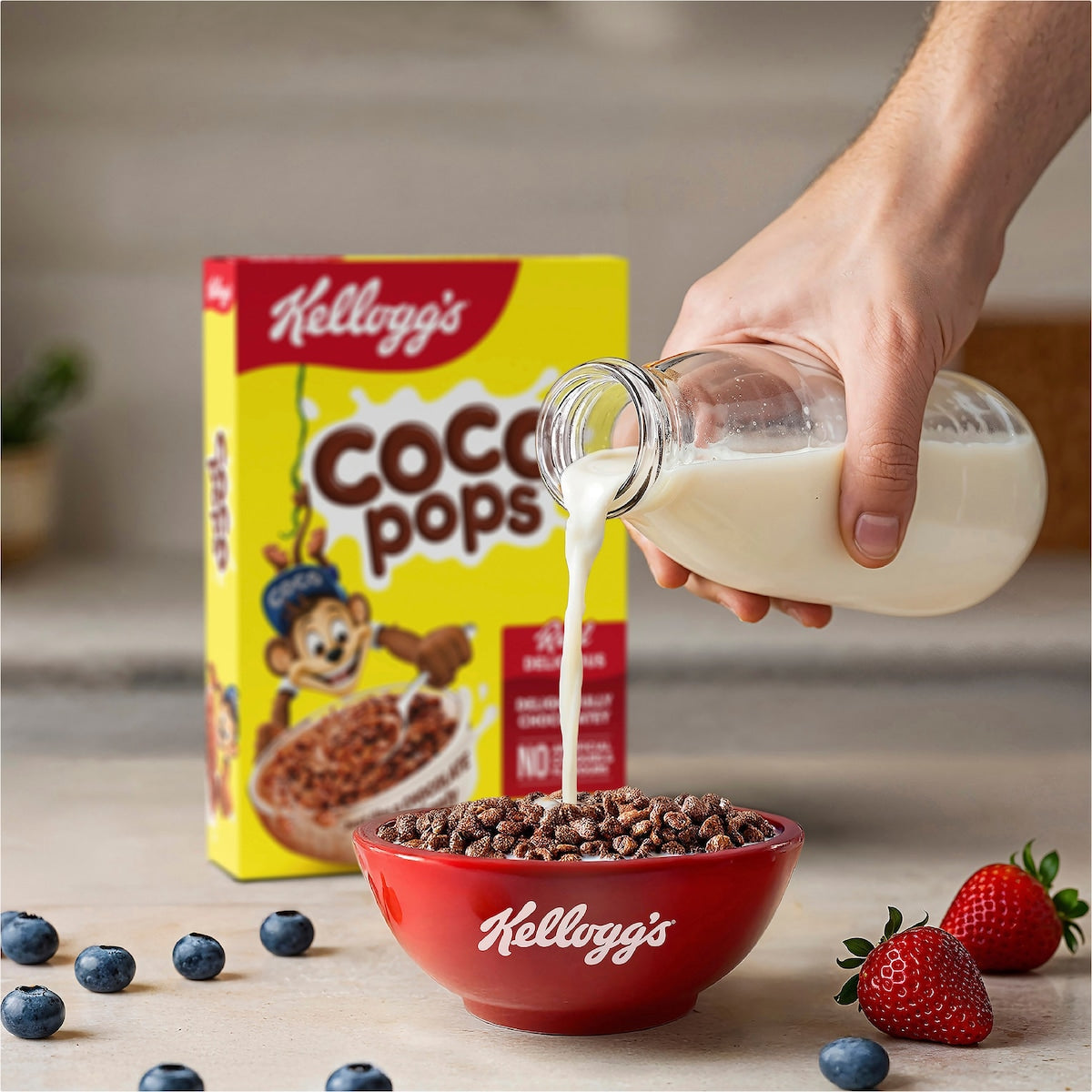 Kelloggs Coco Pops Chocolatey Breakfast Cereal 320g