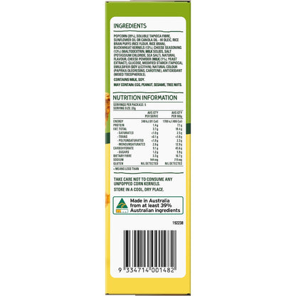 Cobs Crunchy Popcorn Bars Cheese 100g
