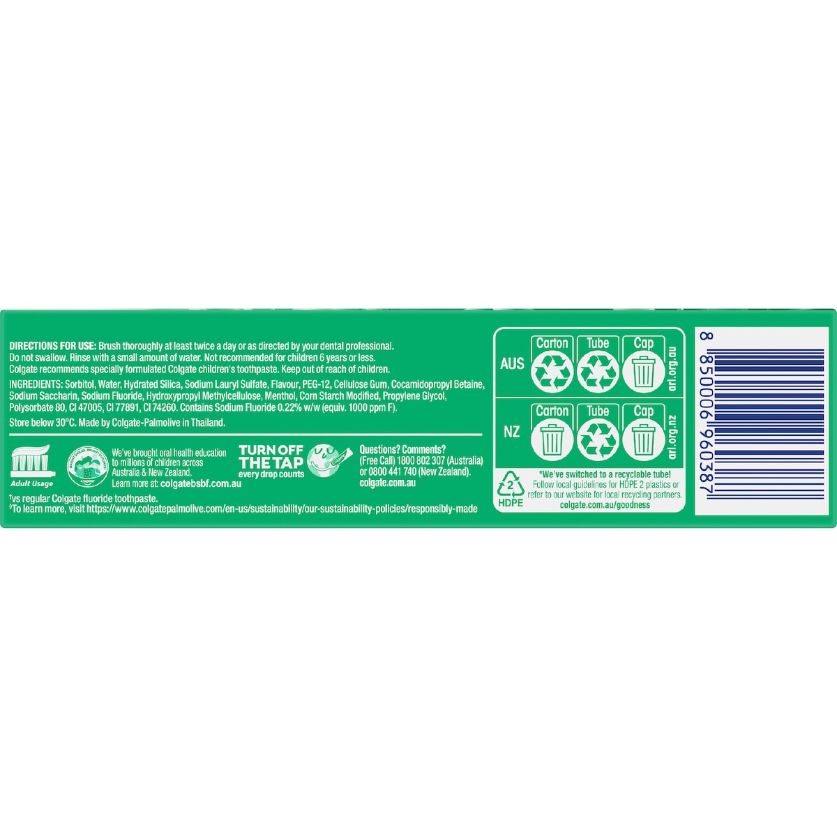 Colgate Max Fresh Toothpaste Clean Mint 115g