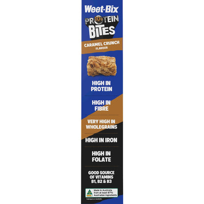 Weet-bix Protein Bites Caramel Crunch Breakfast Cereal 510g