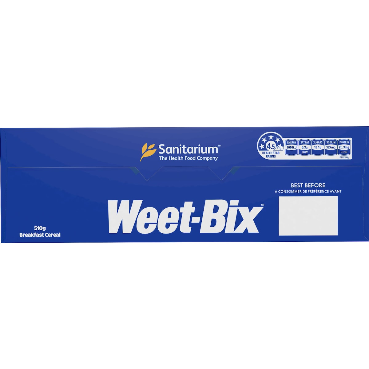 Weet-bix Protein Bites Caramel Crunch Breakfast Cereal 510g
