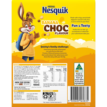 Nesquik Cereal Bars Banana Choc 120g 6 Pack