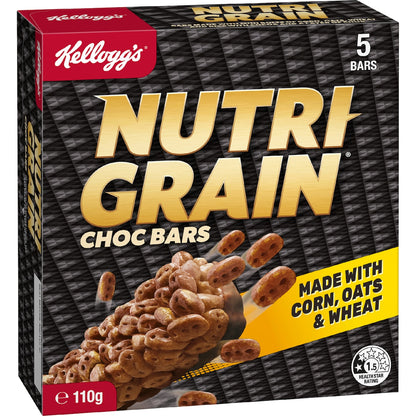 Kelloggs Nutri Grain Choc Bars 5 Pack