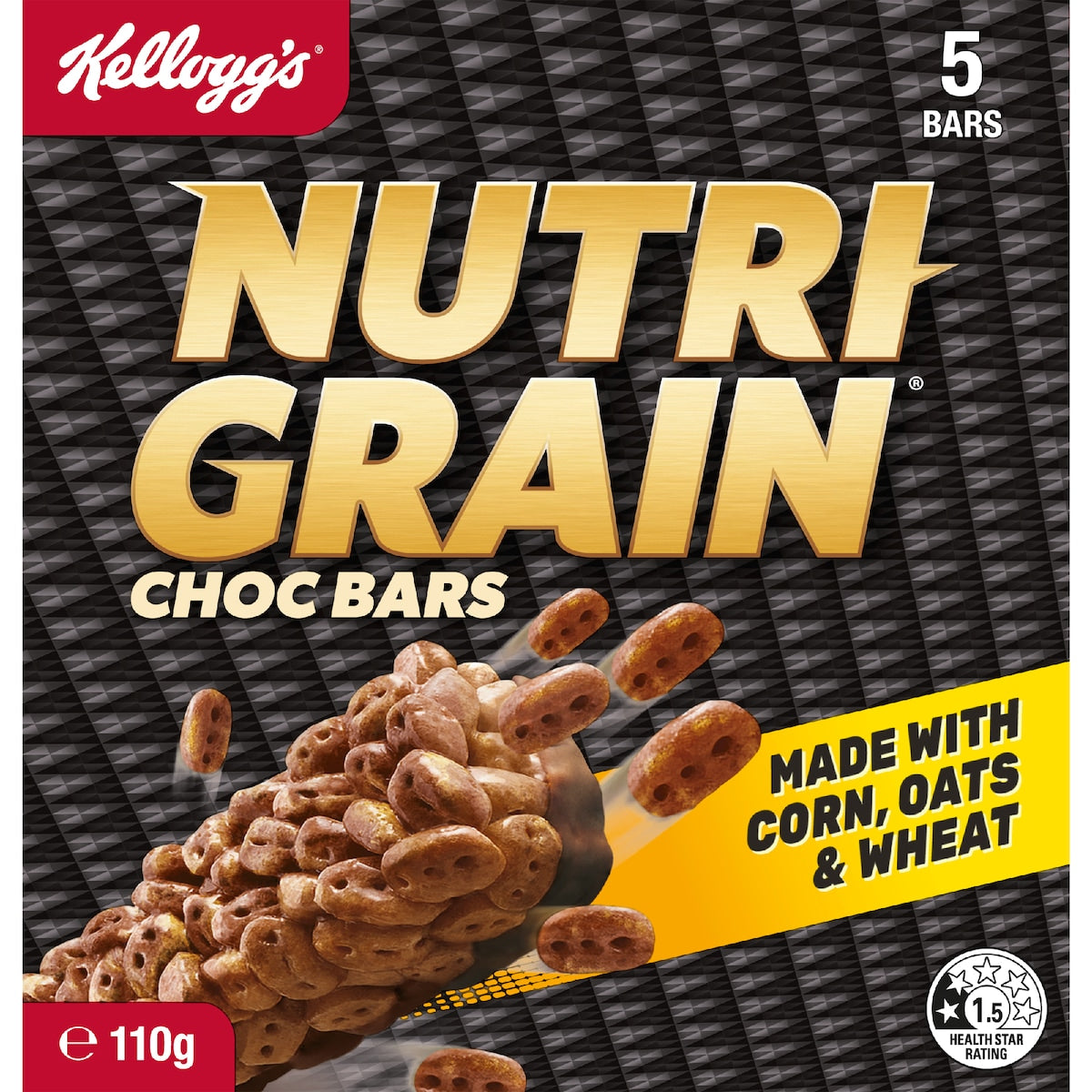 Kelloggs Nutri Grain Choc Bars 5 Pack