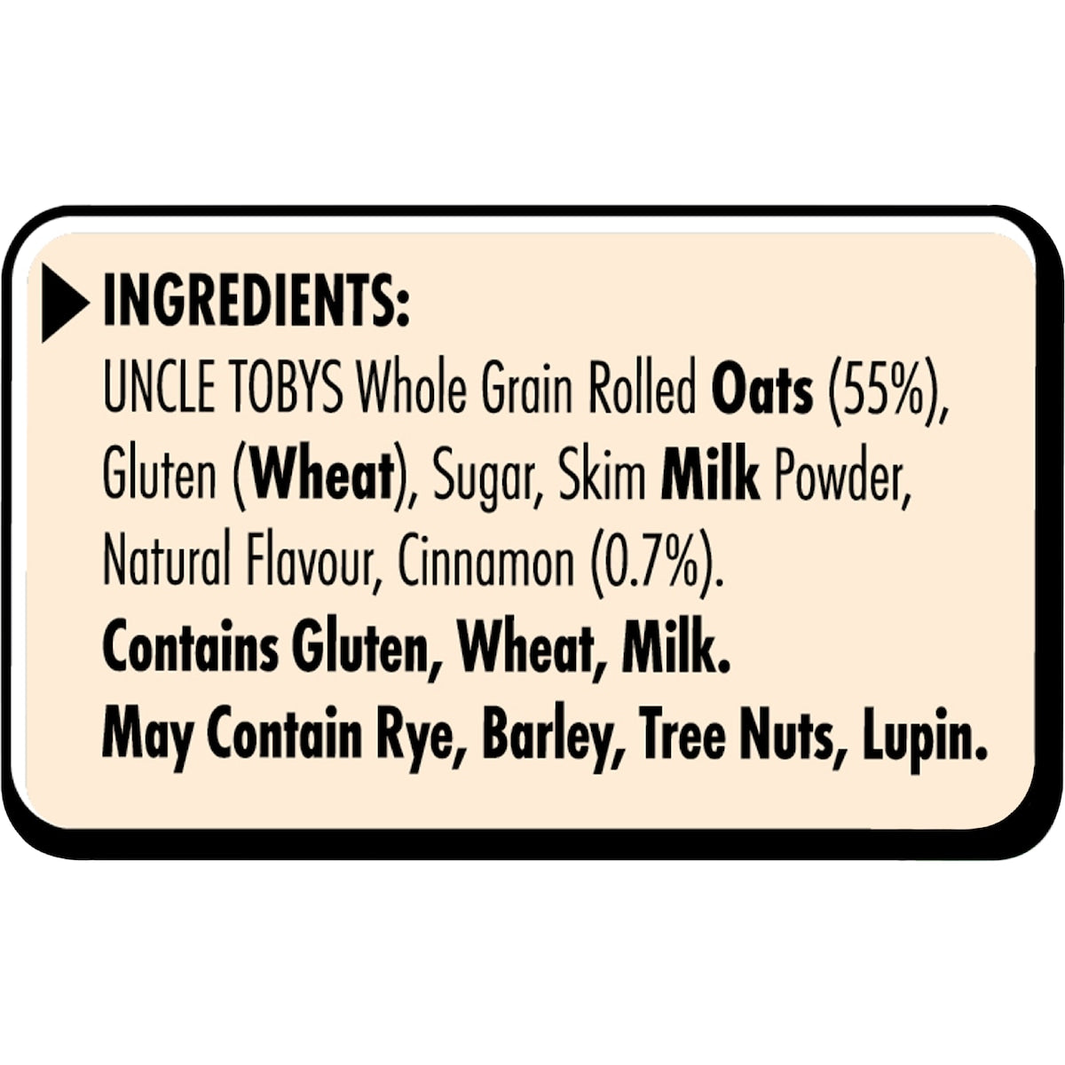 Uncle Tobys Oats Protein Quick Sachets Cinnamon Scroll 8 Pack