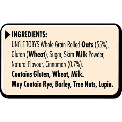 Uncle Tobys Oats Protein Quick Sachets Cinnamon Scroll 8 Pack