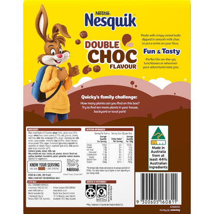 Nesquik Cereal Bars Double Choc 120g 6 Pack