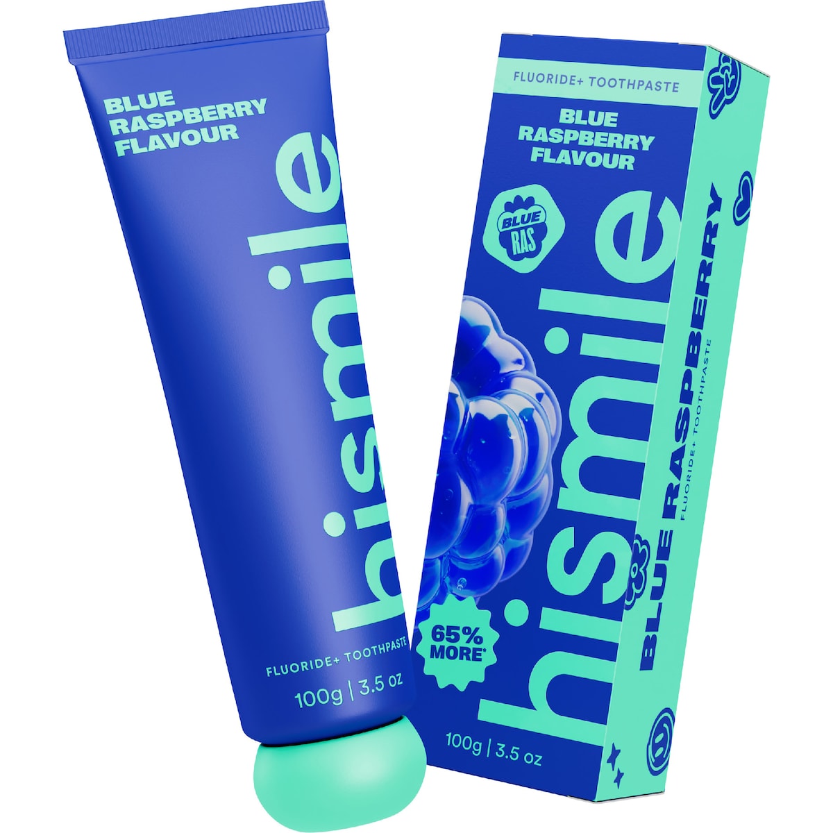 Hismile Fluoride & Toothpaste Blue Raspberry 100g