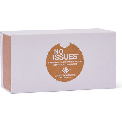 No Issues 4ply Tissues With Aloe Vera & Vitamin E Assorted 140 Pack