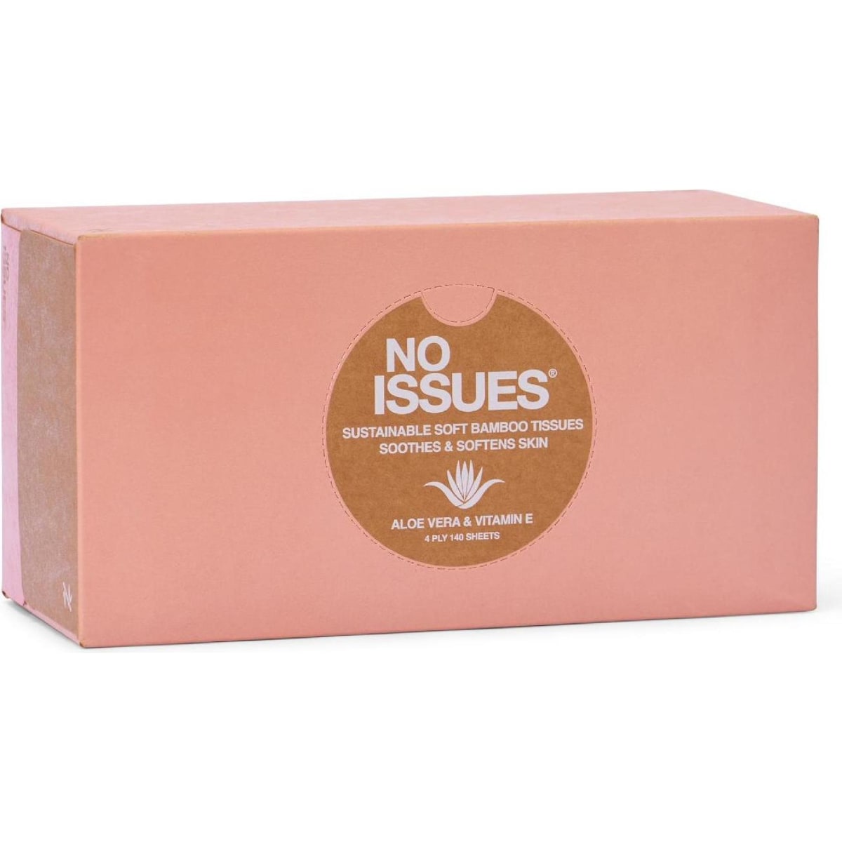 No Issues 4ply Tissues With Aloe Vera & Vitamin E Assorted 140 Pack