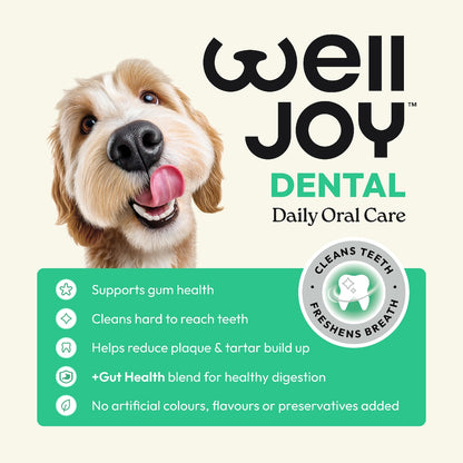 Welljoy Dental Dog Stick Treats Medium 32 Pack