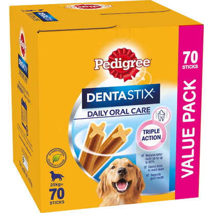 Pedigree Dentastix Dental Dog Treats Value Pack 70 Pack