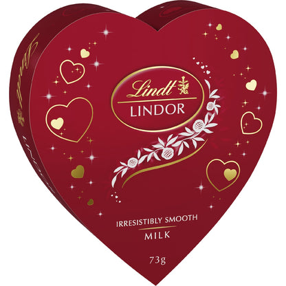 Lindt Lindor Heart Chocolate Box 73g