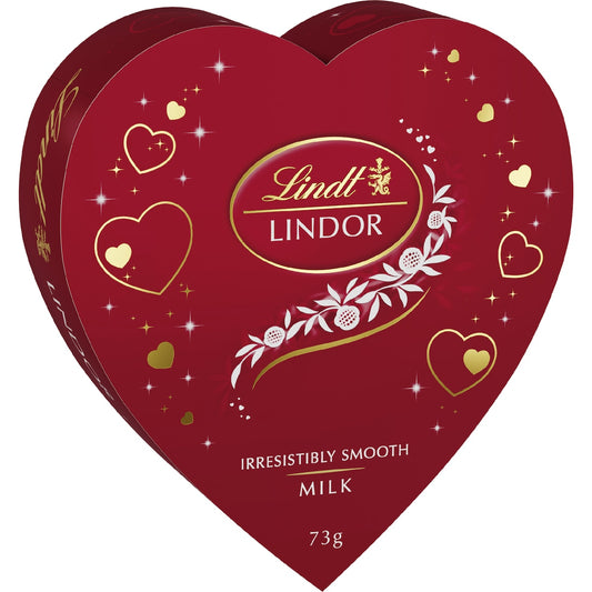 Lindt Lindor Heart Chocolate Box 73g