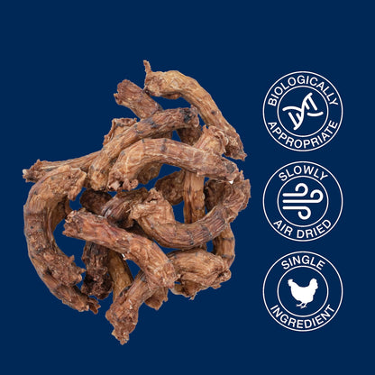 True Blue Natures Dental Dog Chews Aussie Chicken Necks 100g
