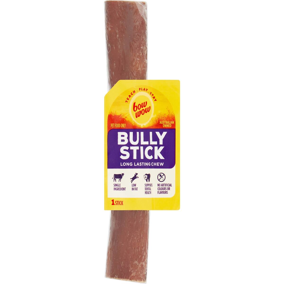 Bow Wow Bully Stick Dog Treat Each