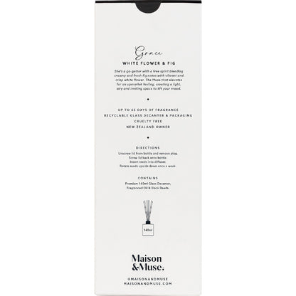 Maison & Muse Reed Diffuser White Flower & Fig Grace 140ml