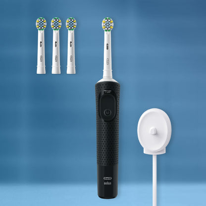 Oral-b Vitality Pro Set Rechargeable Toothbrush Deeper Clean Black Each