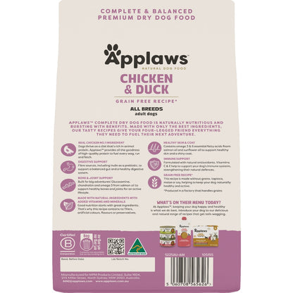 Applaws Grain Free Adult Dry Dog Food Chicken & Duck 2.7kg