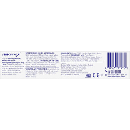 Sensodyne Expert Repair Toothpaste Deep Clean 100g