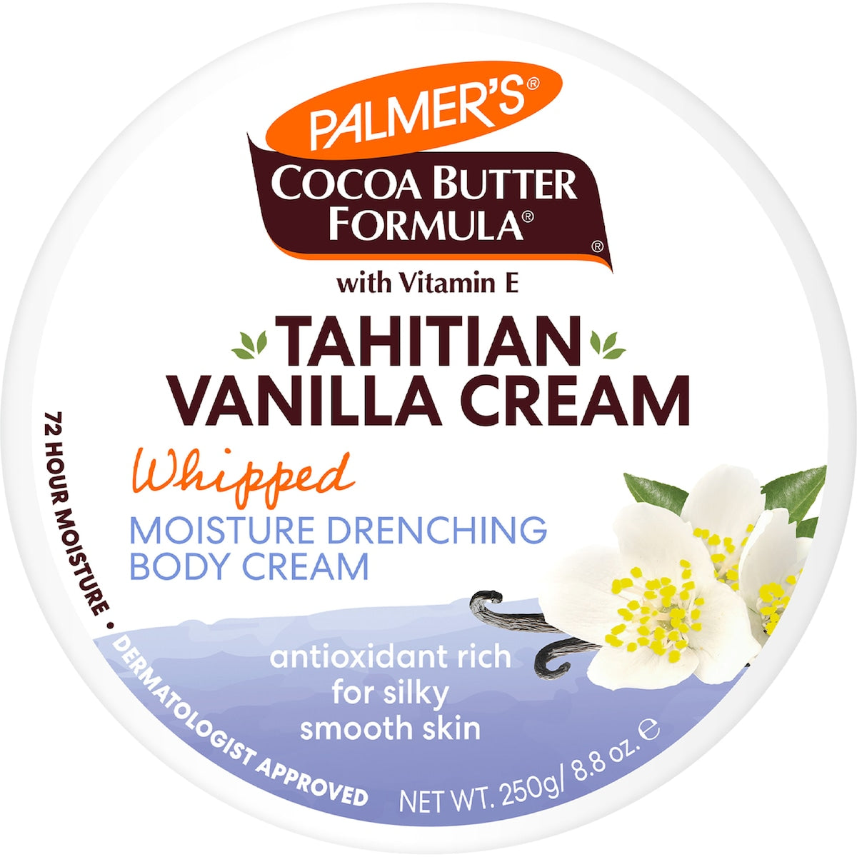 Palmers Cocoa Butter Formula Body Cream Tahitian Vanilla 250g