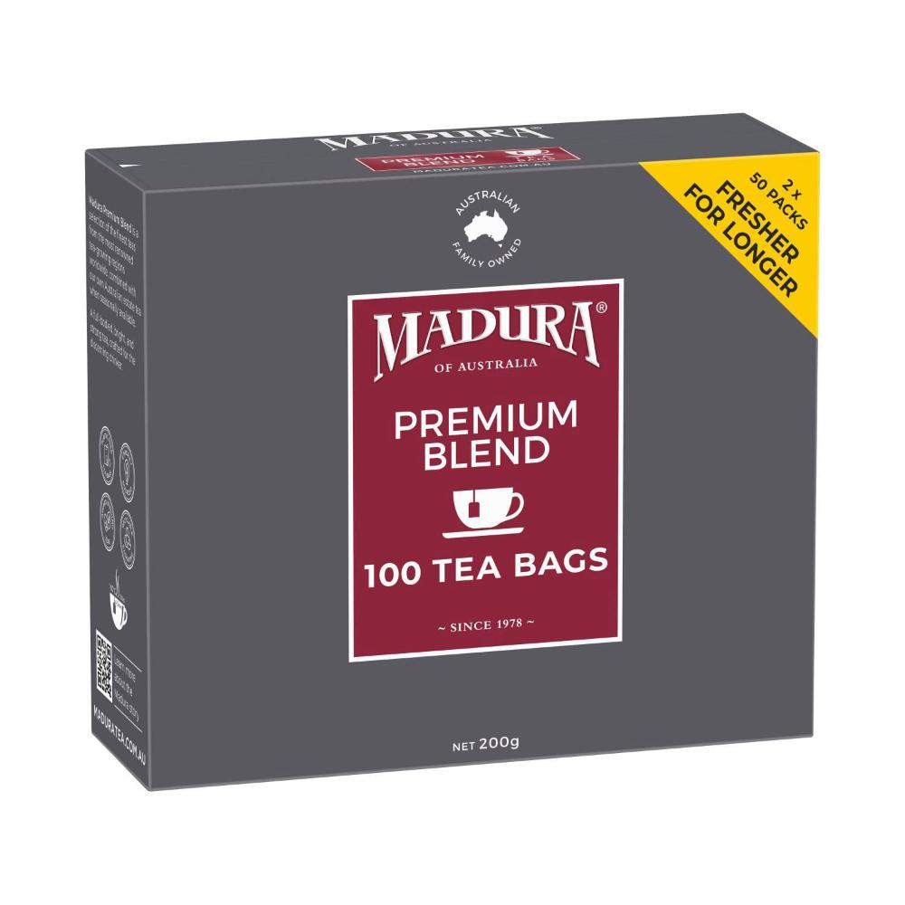 Madura Premium Blend Tea Bags 100 pack - 200g