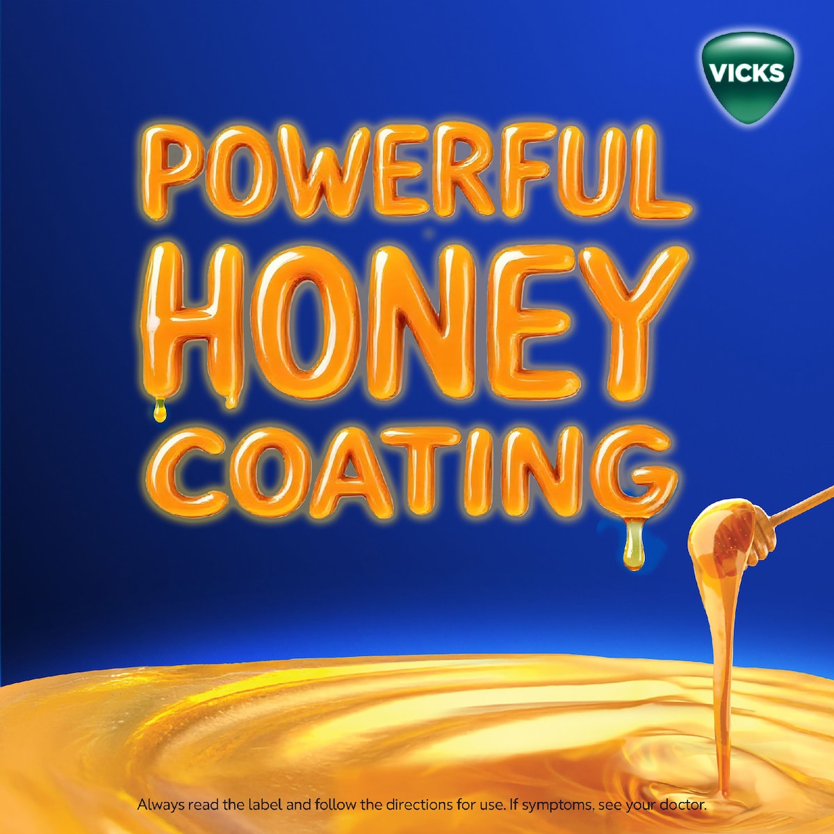 Vicks Cough Syrup Extra Soothing Honey 200ml