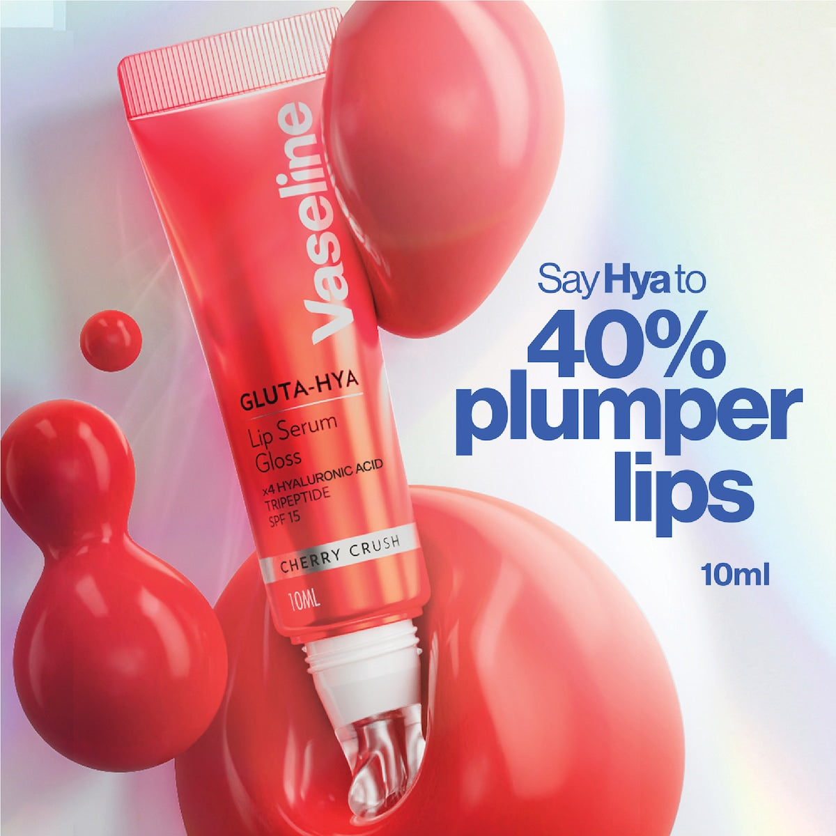 Vaseline Gluta-hya Tinted Serum Lip Gloss Cherry Crush 10ml