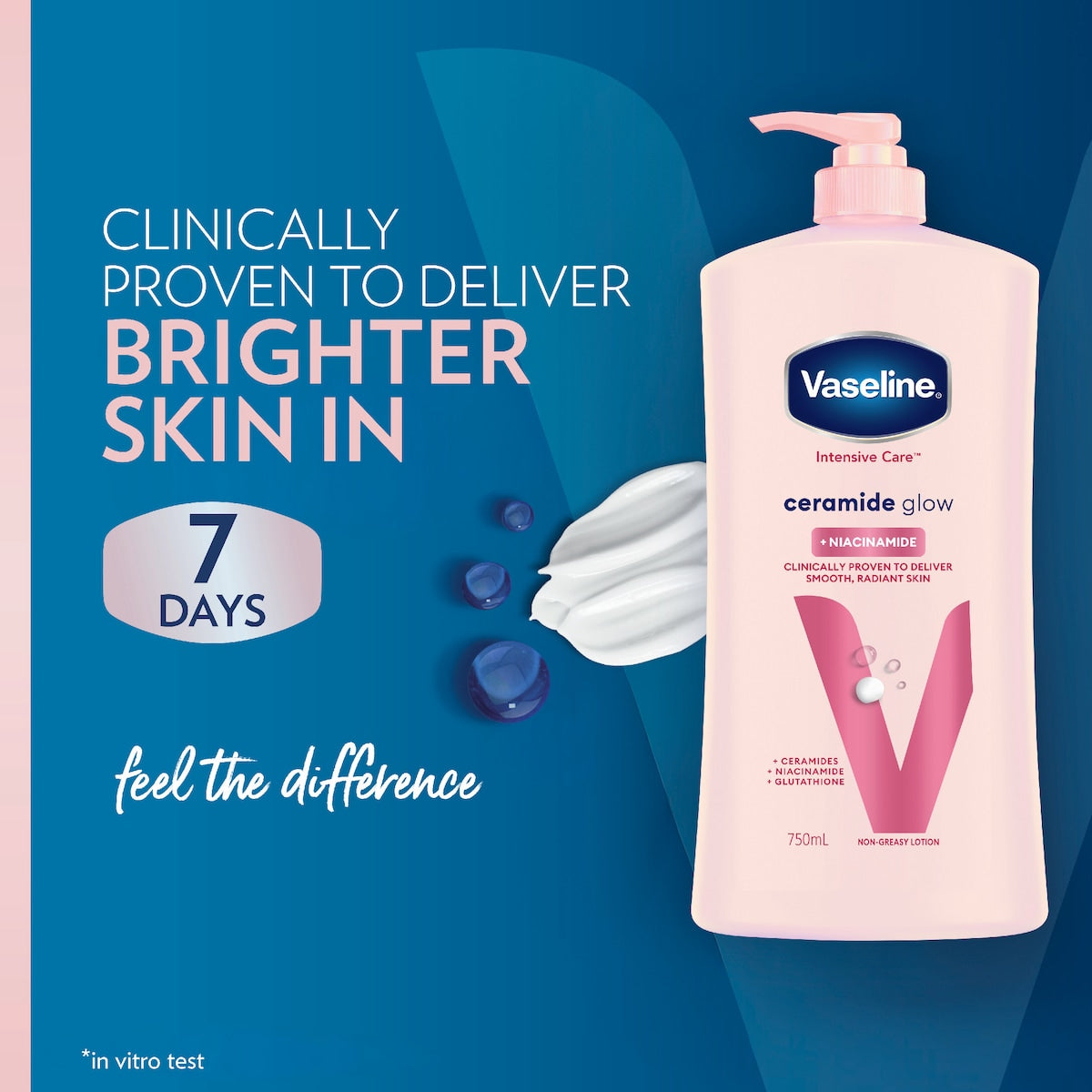 Vaseline Intensive Care Body Lotion Ceramide Glow 750ml
