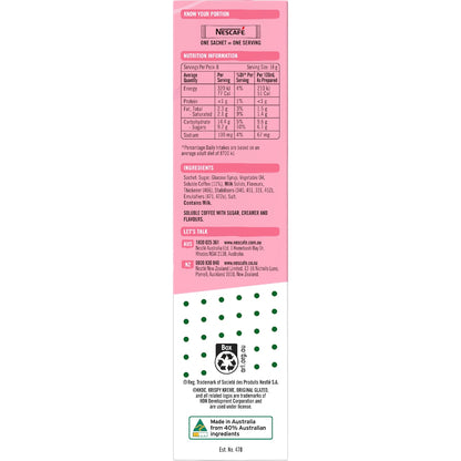 Nescafe Krispy Kreme Strawberry Doughnut Latte Sachets 8 Pack