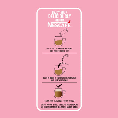 Nescafe Krispy Kreme Strawberry Doughnut Latte Sachets 8 Pack