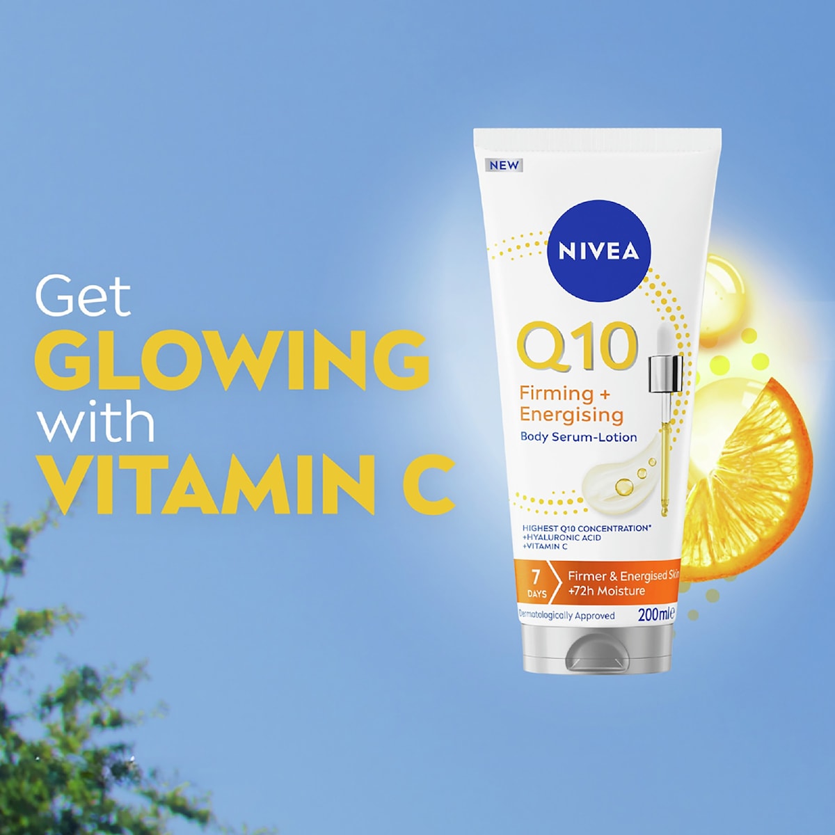 Nivea Q10 Firming + Energising Body Serum Lotion 200ml