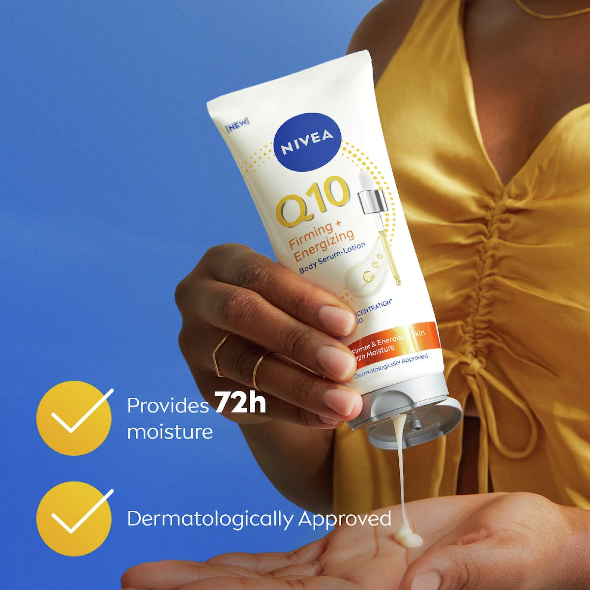 Nivea Q10 Firming + Energising Body Serum Lotion 200ml