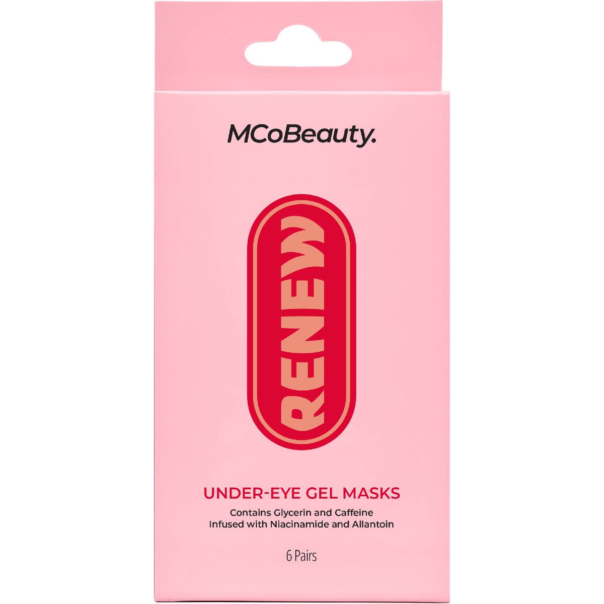 Mcobeauty Renew Under-eye Gel Masks 6 Pack