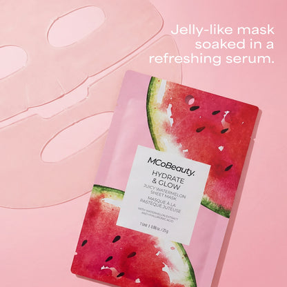 Mcobeauty Hydrate & Glow Sheet Mask Watermelon 25g