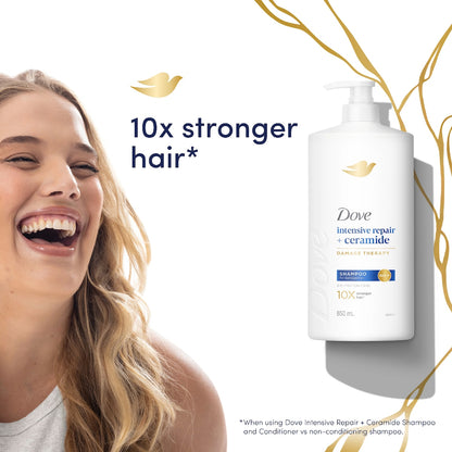 Dove Damage Therapy Intensive Repair + Ceramide Shampoo 850ml