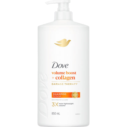 Dove Damage Therapy Volume Boost & Collagen Shampoo 850ml