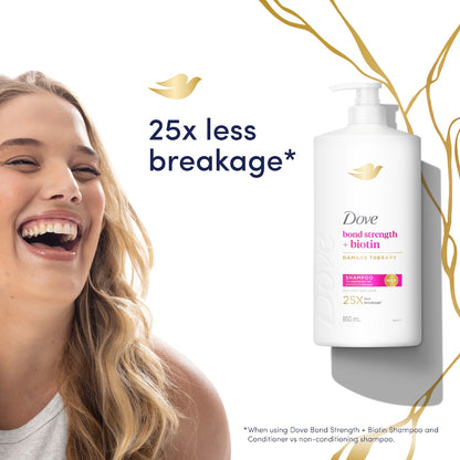 Dove Damage Therapy Bond Strength + Biotin Shampoo 850ml